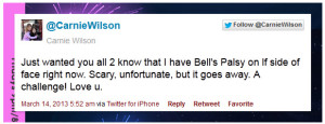 carnie willson tweet